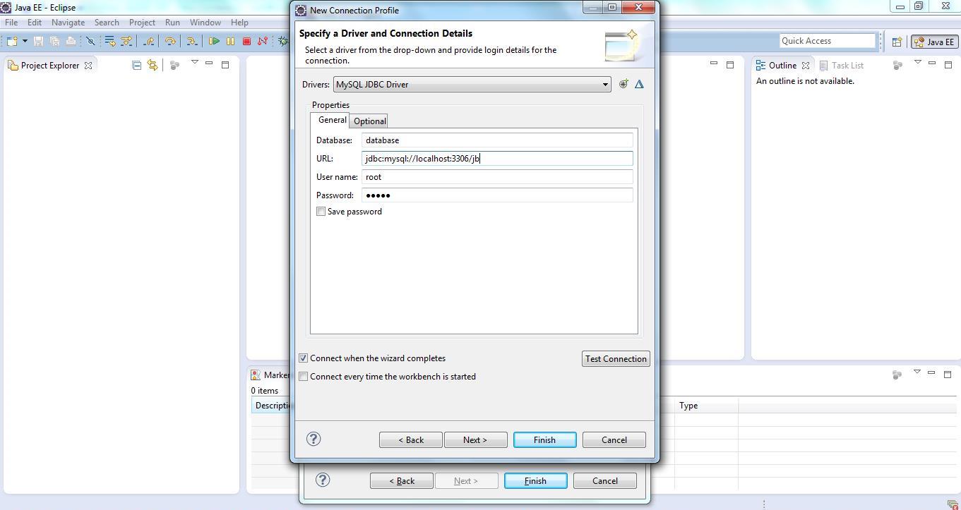 JPA Project & Data Connection for MySQL Step 14